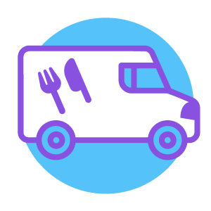 Food truck icon